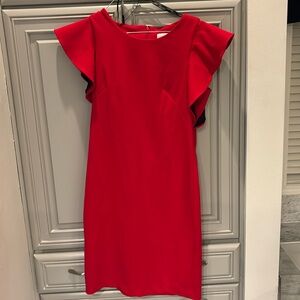 Rich red Calvin Klein dress size 12